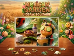 Hra Mojicon Garden Jigsaw Solitaire!