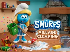 Hra The Smurfs Village Cleaning