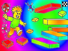 Hra Coloring Book: Roblox Obby Runner