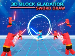 Hra 3D Block Gladiator: Sword Draw