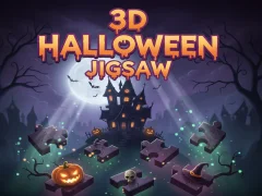 Hra 3D Halloween Jigsaw