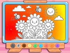 Hra Coloring Book: Happy Flower