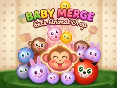 Hra Baby Merge Cute animal drop