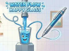 Hra Water Flow Happy Glass