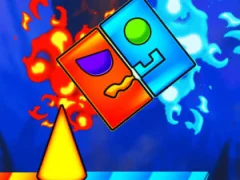 Hra Fire And Water Geometry Dash