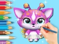 Hra Coloring Book: Cute Fluvsies