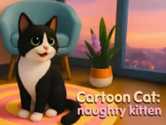 Hra Cartoon Сat: naughty kitten
