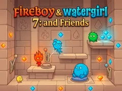 Hra Fireboy & Watergirl 7: and Friends