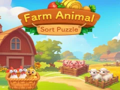 Hra Farm Animal Sort Puzzle