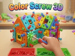 Hra Color Screw 3D