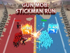 Hra Gun Mob: Stickman Run