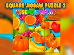 Hra Square jigsaw Puzzle 2 - Assemble Fruits