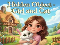 Hra Hidden Object - Girl and Cat