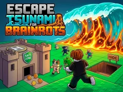 Hra Escape Tsunami for Brainrots