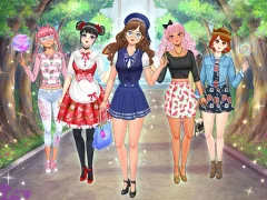 Hra High School Anime Dress Up