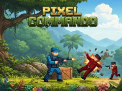 Hra Pixel Commando