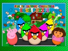 Hra Famous Cartoon Characters Eggs