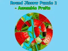 Hra Round jigsaw Puzzle 2 - Assemble Fruits