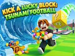 Hra Kick a Lucky Block: Tsunami Football