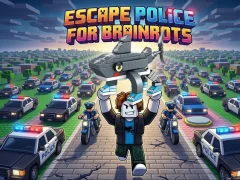 Hra Escape Police for Brainrots