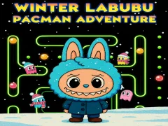 Hra Winter Labubu Pacman Adventure