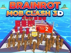 Hra Brainrot Mob Clash 3D