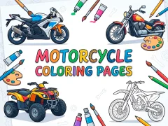 Hra Motorcycle Coloring Pages