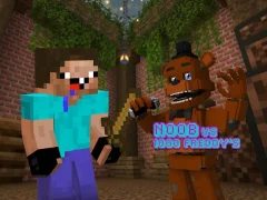 Hra Noob vs 1000 Freddy's