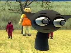 Hra Squid Game Sprunki Hide