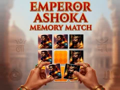 Hra Emperor Ashoka Memory Match