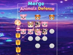 Hra Merge Animals Defence