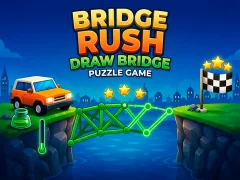 Hra Bridge Rush - Draw Bridge Puzzle Game