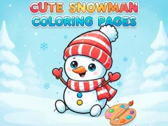 Hra Cute Snowman Coloring Pages