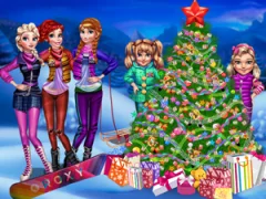 Hra Princesses Christmas tree