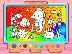 Hra Coloring Book: Kawaii Sea Animals