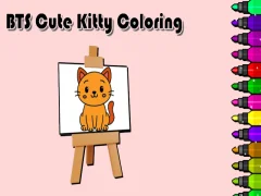 Hra BTS Cute Kitty Coloring