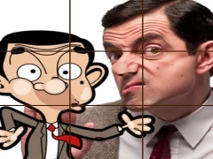 Hra Mr Bean Tile Puzzle
