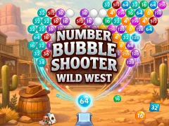 Hra Number Bubble Shooter Wild West