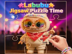Hra Labubu Jigsaw Puzzle Time
