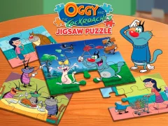 Hra Oggy and the Cockroaches Jigsaw Puzzle