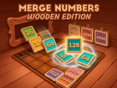 Hra Merge Numbers Wooden Edition