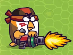 Hra Chicken Wars Merge Guns