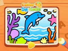 Hra Color By Code: Dolphin