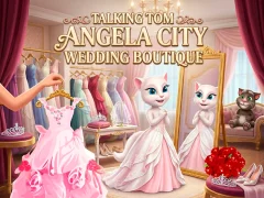 Hra Talking Tom Angela City Wedding Boutique