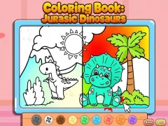 Hra Coloring Book: Jurassic Dinosaurs