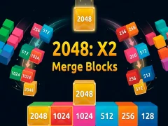 Hra 2048 X2 Merge Blocks