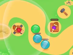 Hra Monkey Bubble Defense