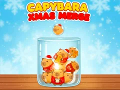 Hra Capybara Xmas Merge