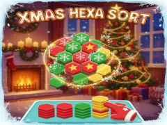 Hra Xmas Hexa Sort