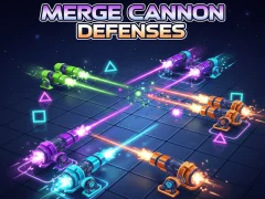 Hra Merge Cannon Defenses